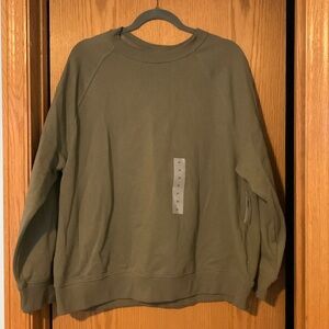 NWT Old Navy olive green sweatshirt